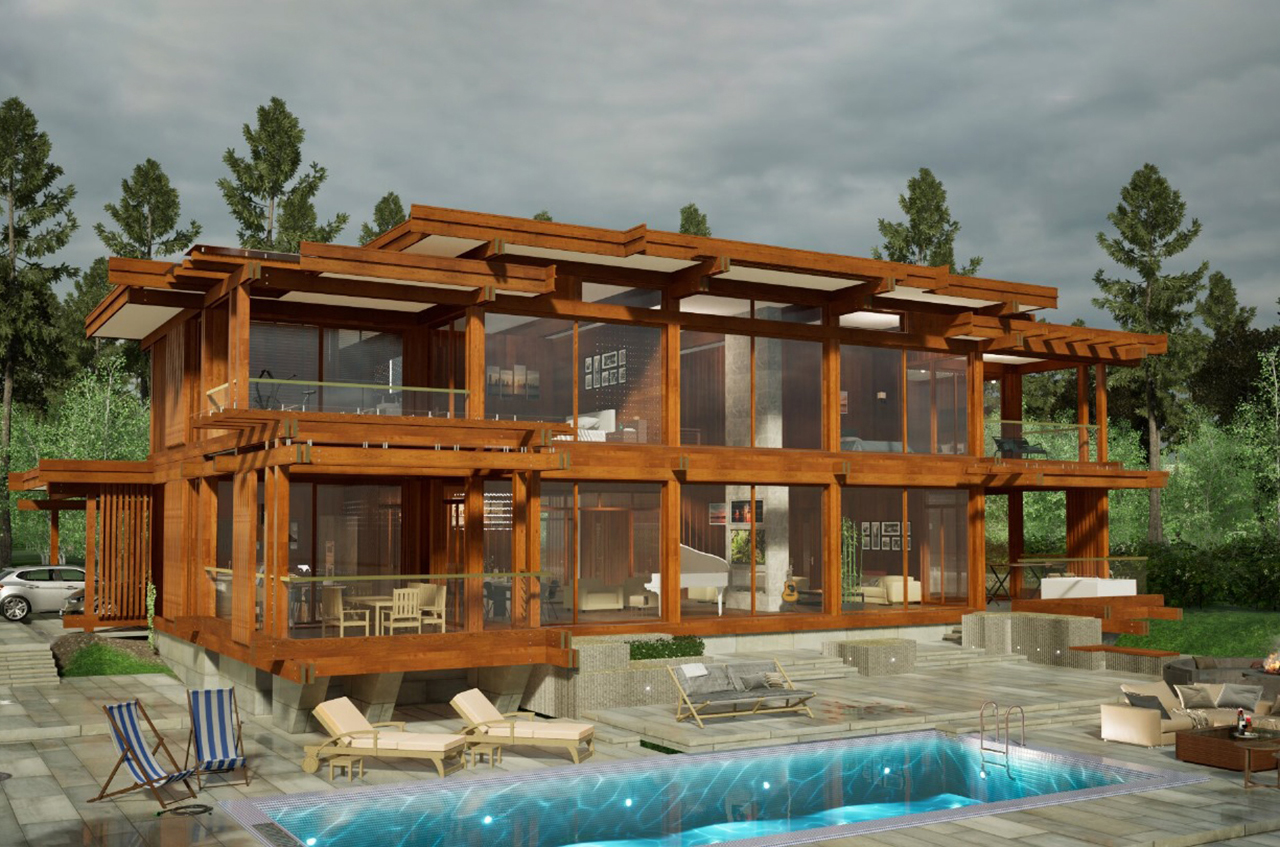 Дом 400 м²  на берегу Финского залива  на участке 22,5 сот