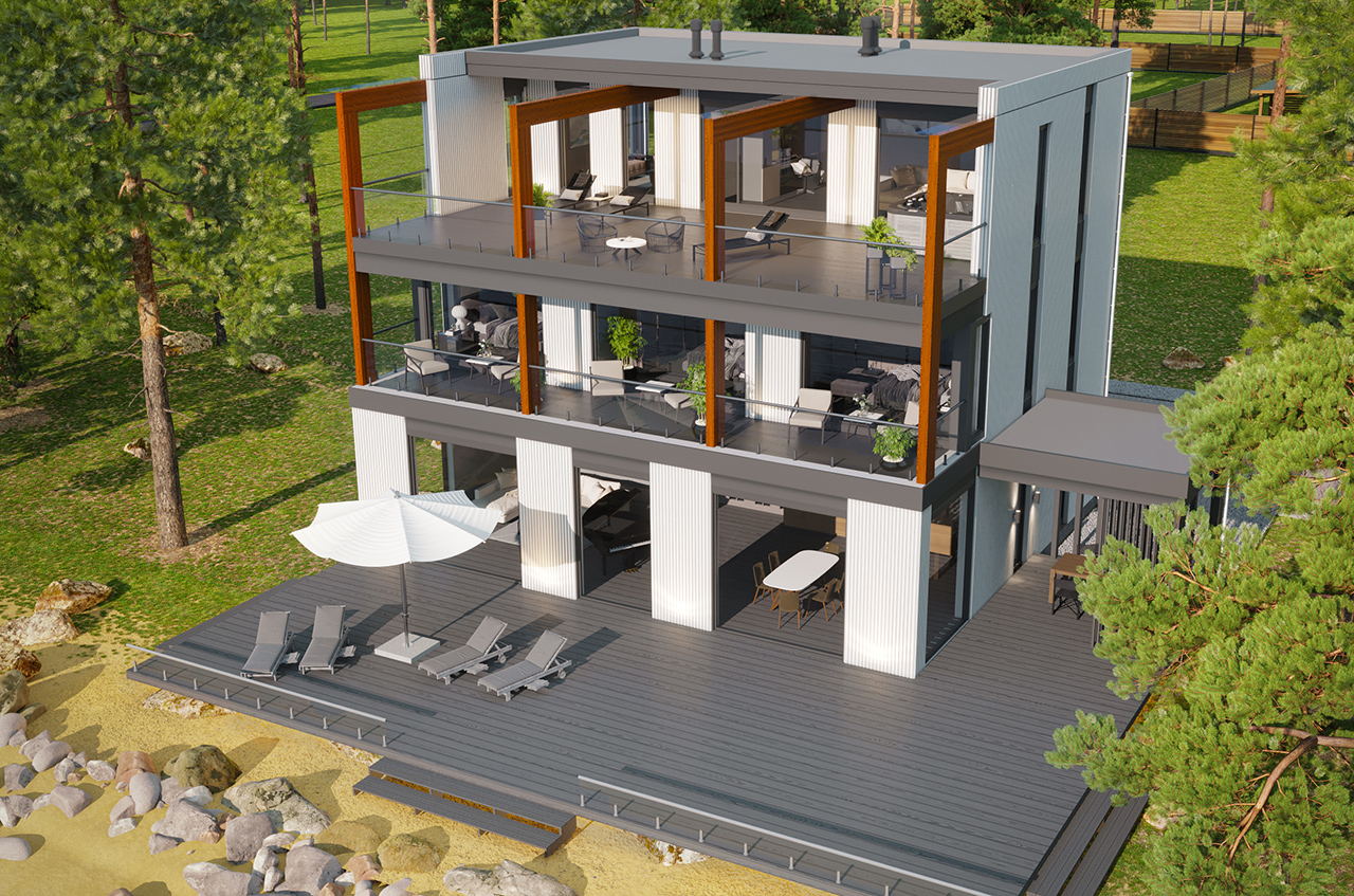 Дом 400 м² на участке 22,5 сот