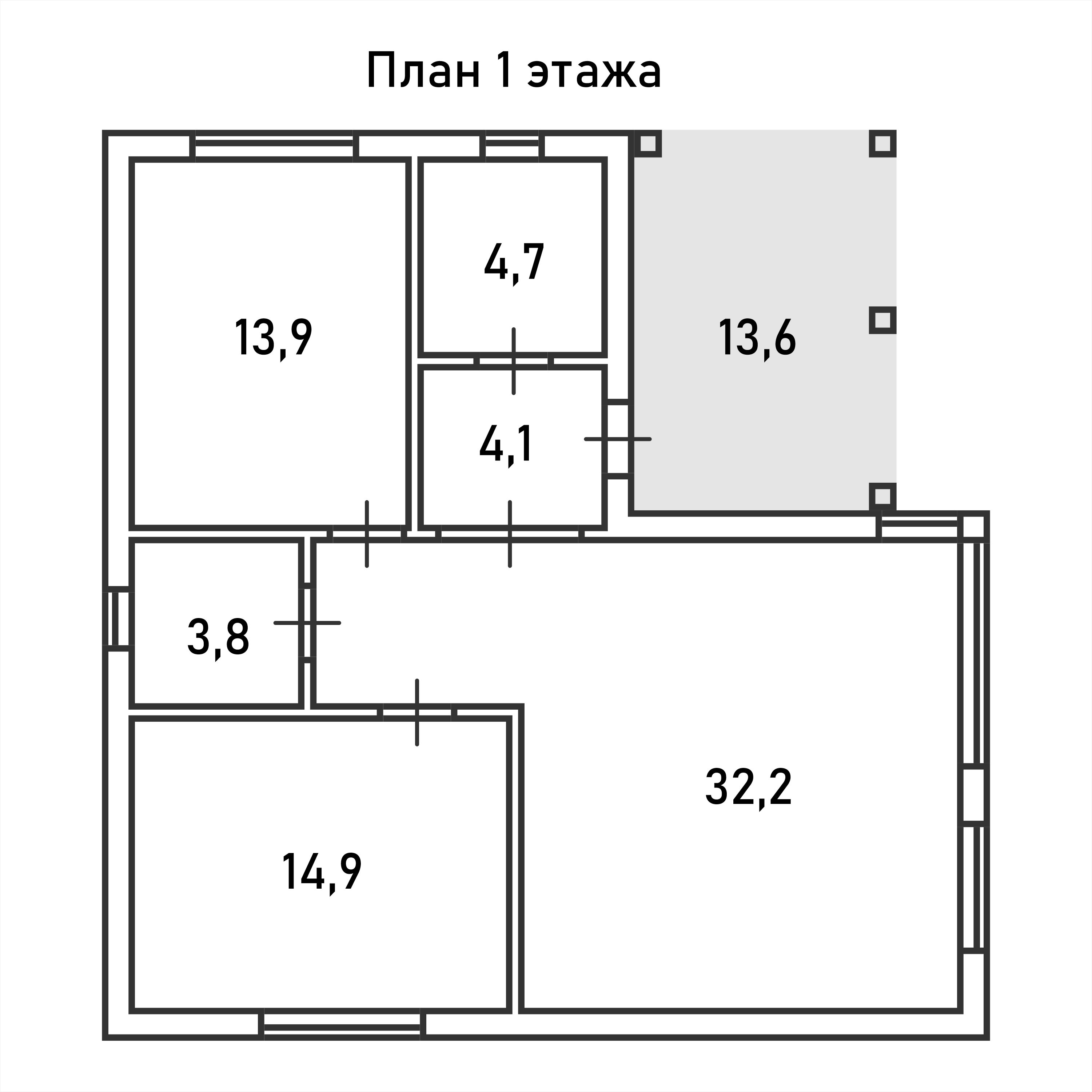 Дом 87,2 м² на участке 6,7 сот
